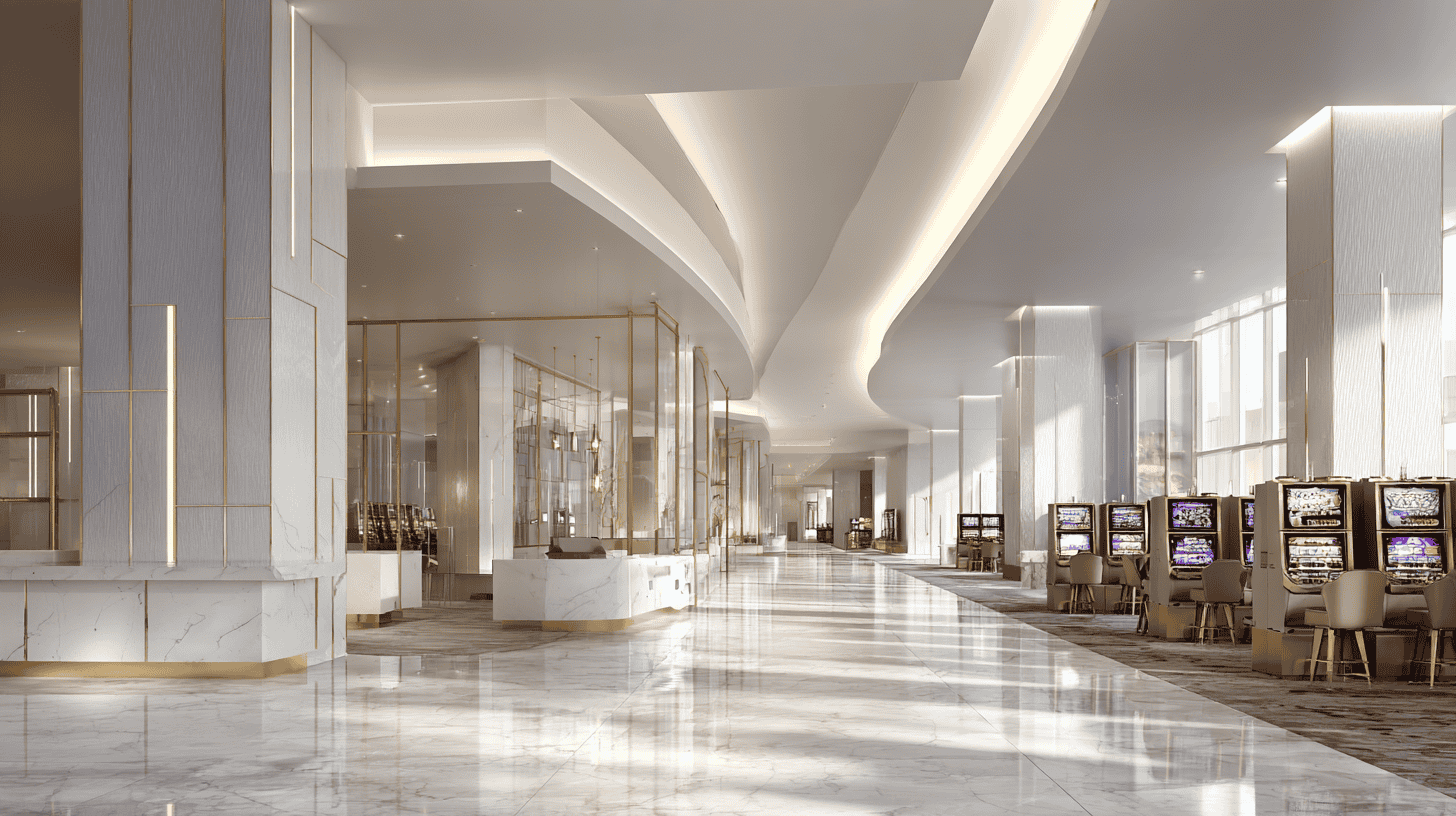 Elegancka recepcja Casino Warszawa z obsługą klienta